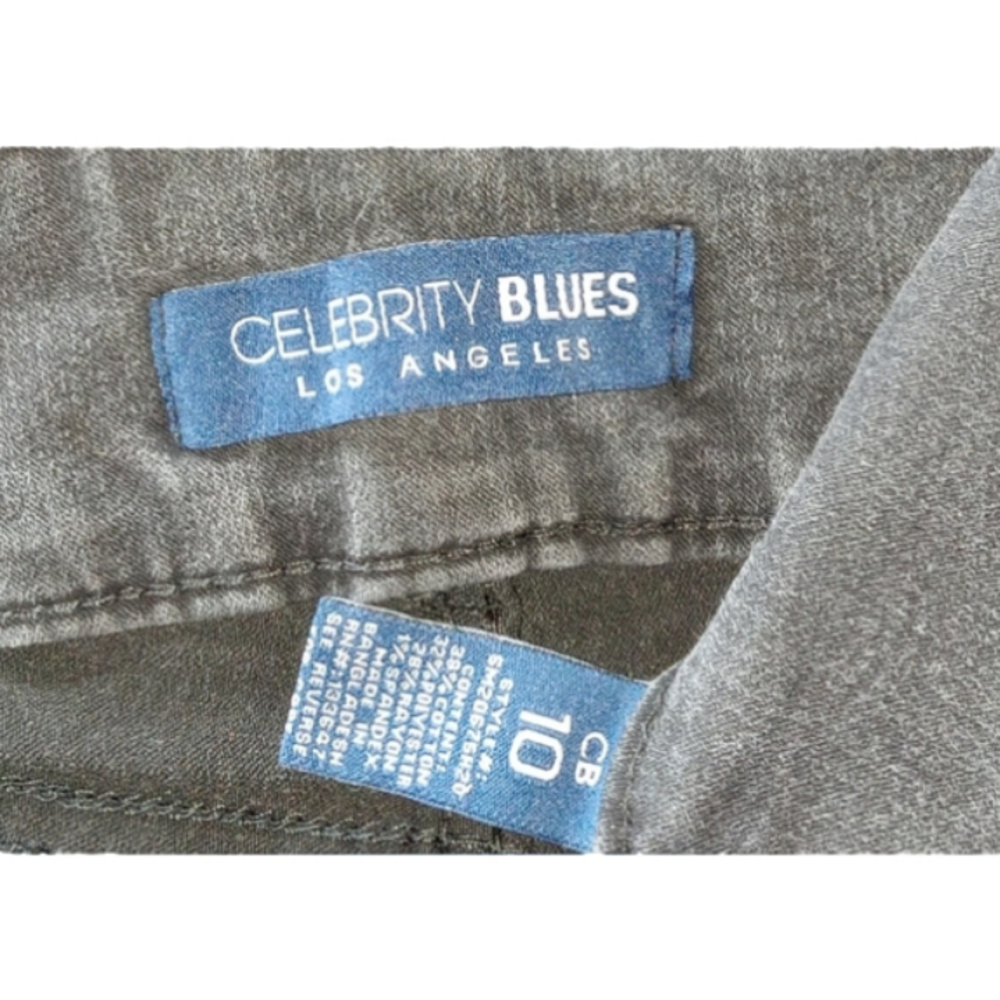 CELEBRITY BLUES Sz 10 Women's Black Jeans - Picture 3 of 3